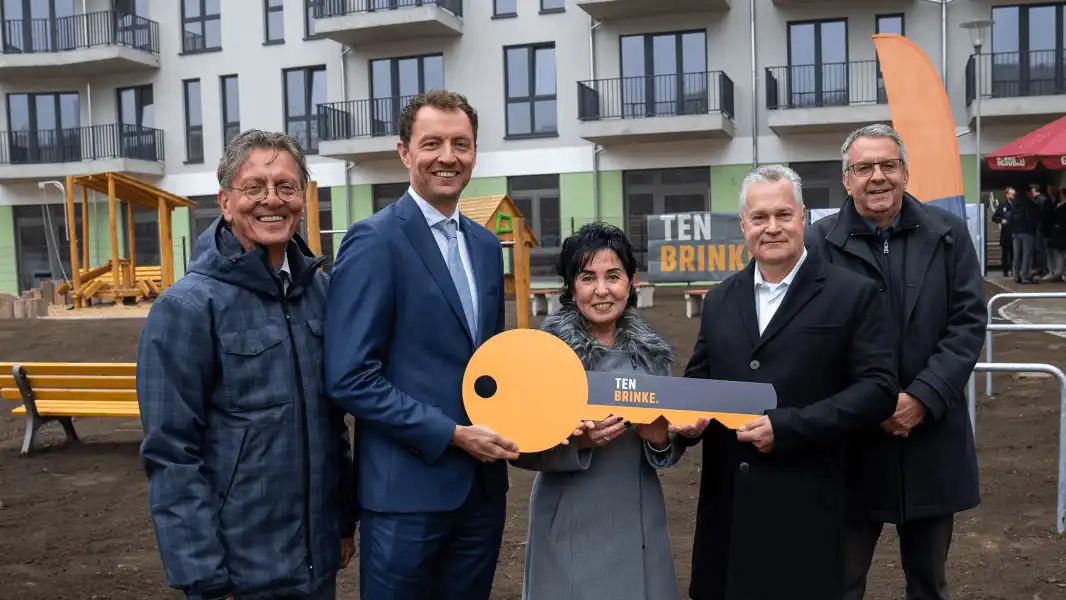 Schlüsselübergabe für den Face Campus
